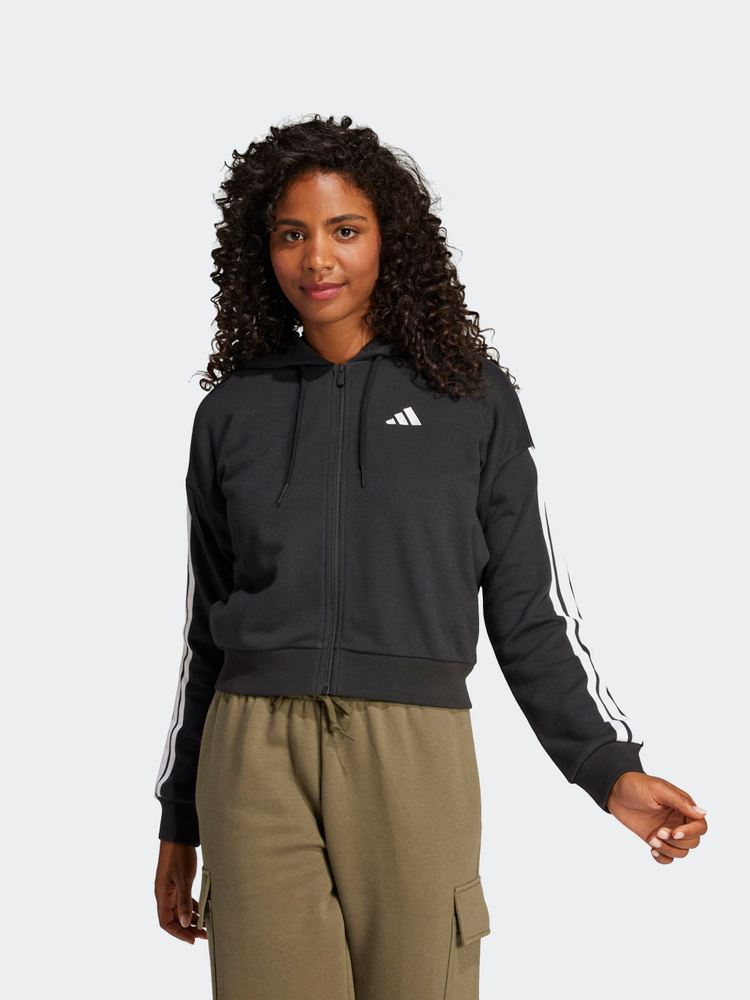 Толстовка adidas Sportswear W 3S FT FZ HD #1