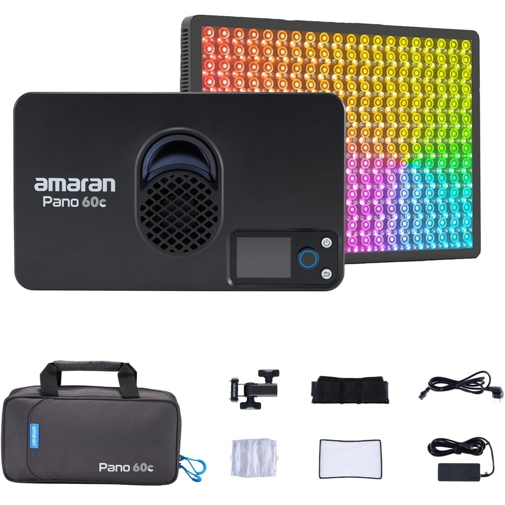 amaran Pano 60c RGBWW LEDライト 60W 撮影用 Amaran Pano 60c Kit Led RGBWW видеопанель свет 60 Вт, CCT 2300K
