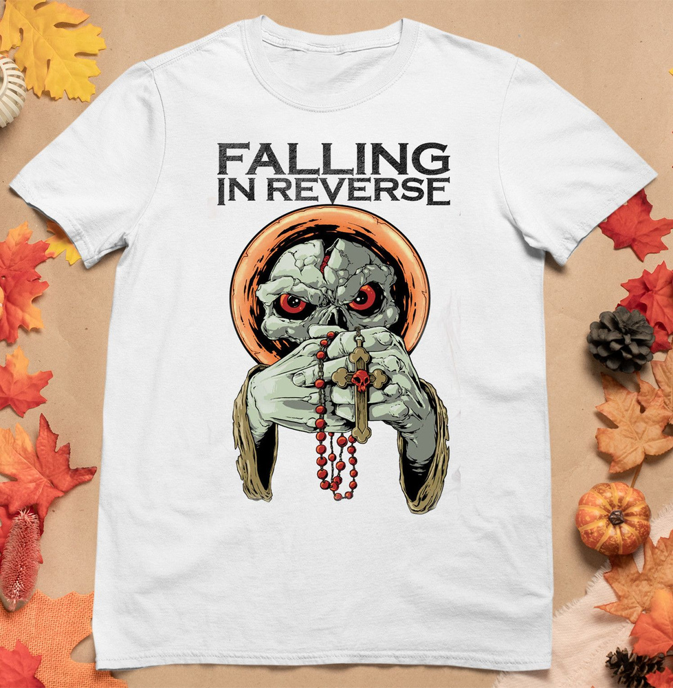 Футболка Футболка Falling In Reverse Men White Unisex All sizes S 5XL 2F565 1 шт #1