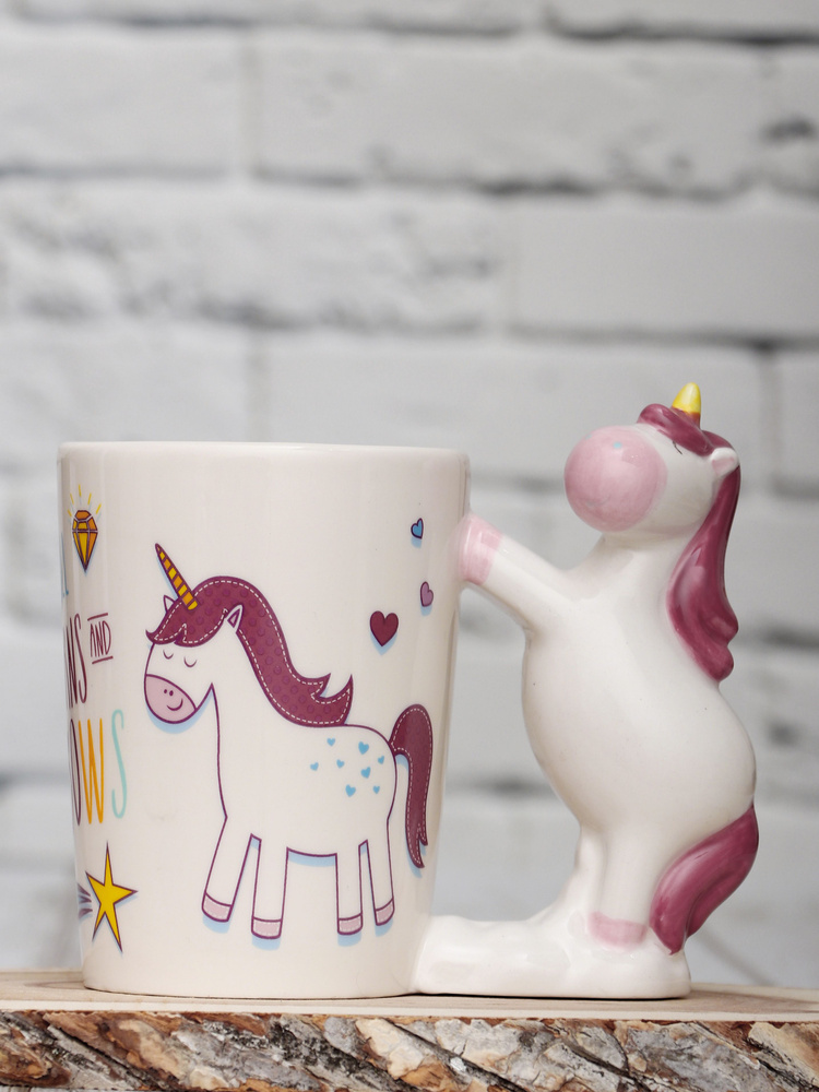 Кружка Единорог Сердечко №2 Эврика 300 мл #1