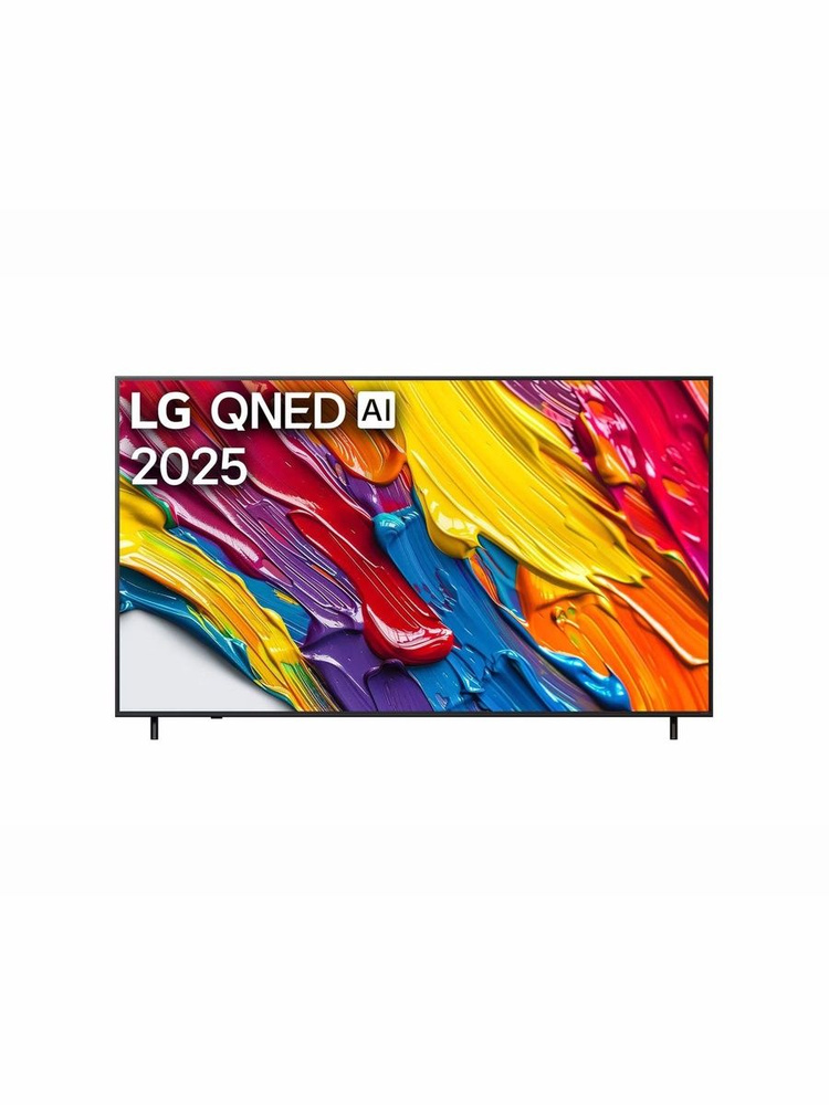 LG Телевизор 55QNED82A6B 55" 4K UHD, черный #1