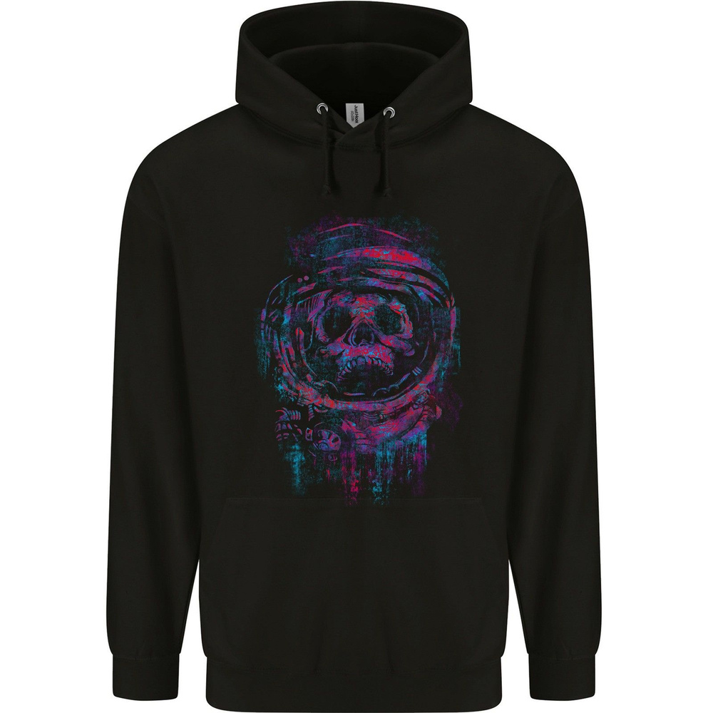 Худи Толстовка Astro Skull Astronaut Space Childrens Kids Hoodie #1