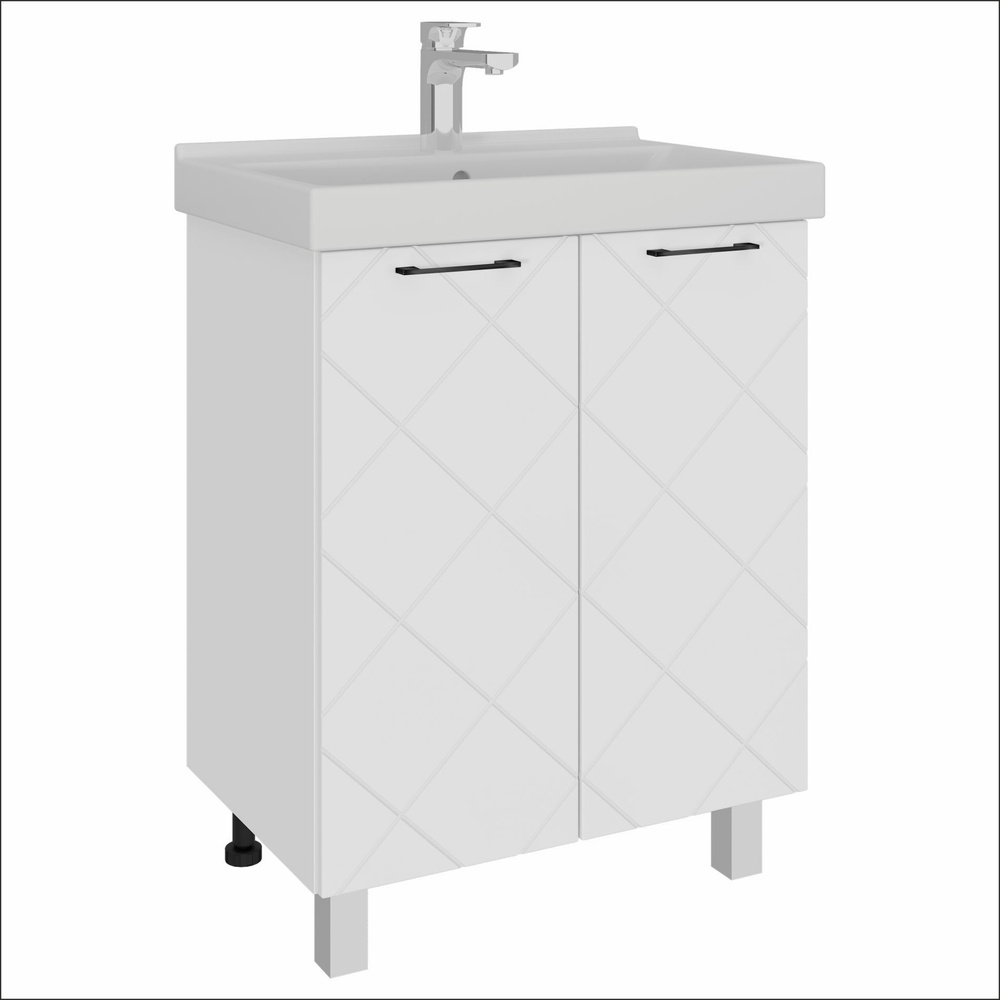 AVK Furniture Тумба под раковину напольная 2 двери Астра, 50x40х70 см #1