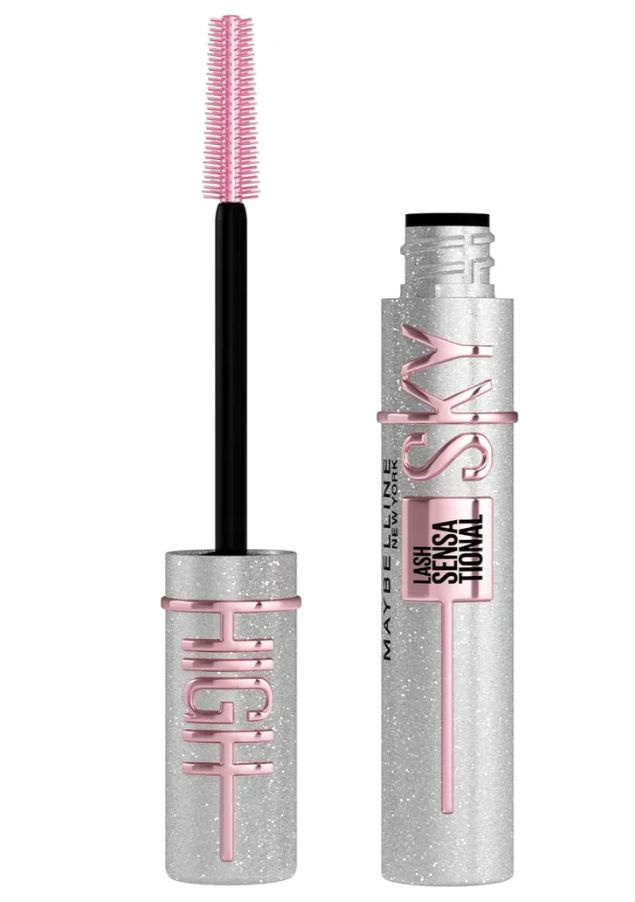 Maybelline New York Тушь для ресниц Lash Sensational Sky High Space Diamond блестящая, серебристая , #1