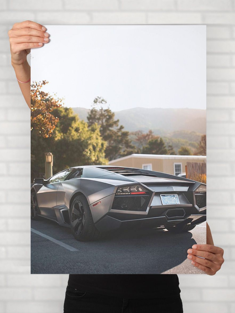 Плакат на стену для интерьера Легенды Авто (Ламборгини Ревентон - Lamborghini Reventon) - Постер по машине #1