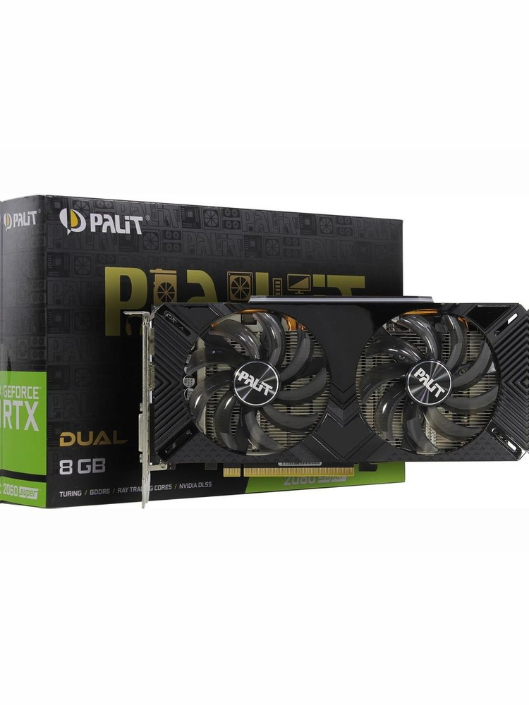 Видеокарта Palit GeForce RTX 2060 SUPER, 8 ГБ GDDR6 PCI Express