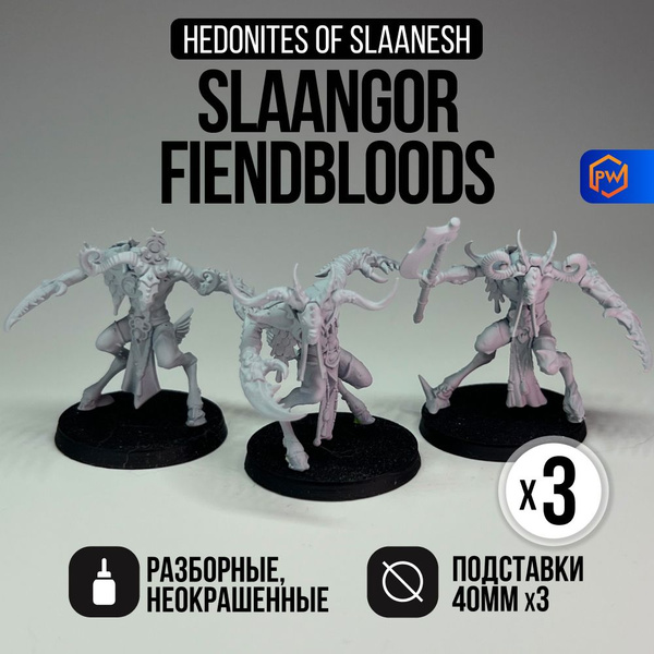 Warhammer Age of Sigmar Hedonites of Slaanesh Slaangor Fiendbloods main image 1