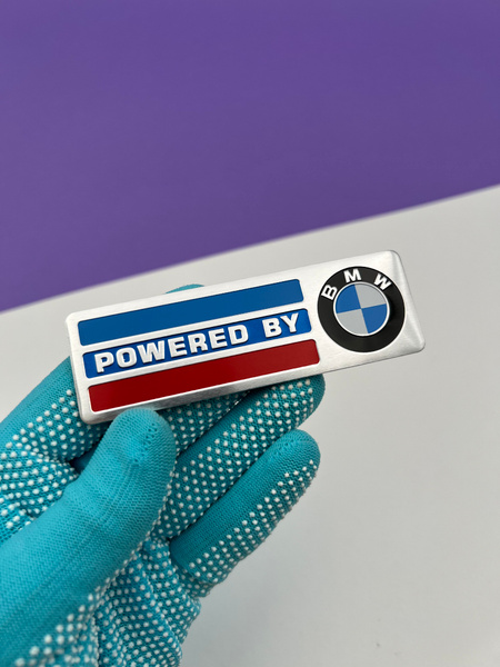 Наклейка алюминиевая с эмблемой BMW надпись M Performance купить c ...