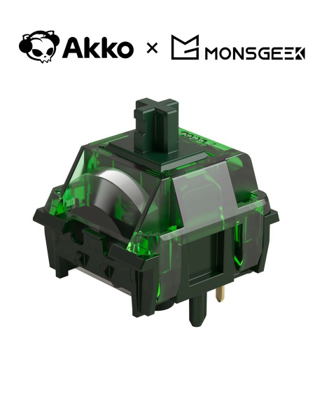 Akko x MonsGeek Green Fog Switches 5 Pins 60gf Тяжелый линейный