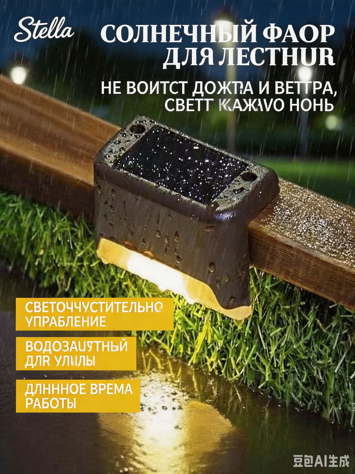 Подсветка ступеней уличная автоматическая