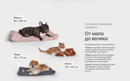 Лежанки | petshop