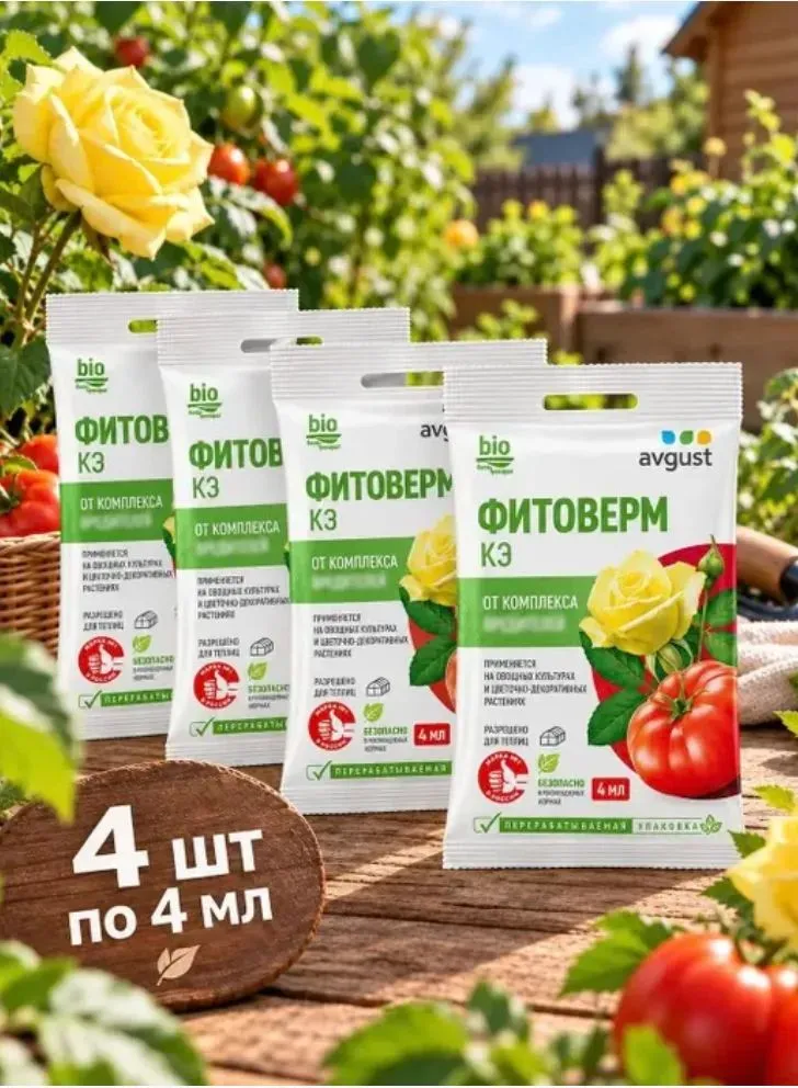 Средство для растений 4 шт по 4 мл, 4 шт, 4 мл