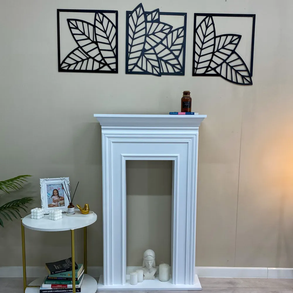 Kamin_decor_msk Декоративный камин Токио 115х140х30, голубой, 116x70x20