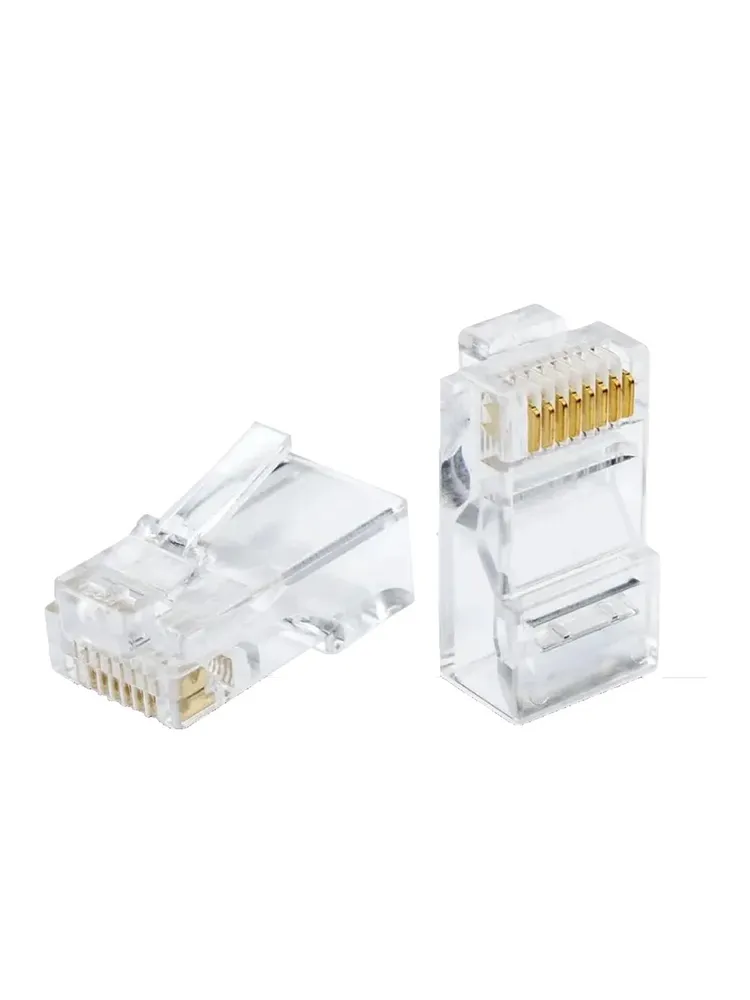 RJ45 коннектор cat.5e UTP штекер 8P8C, неэкранированный, быстрозажимной, комплект 25 шт., 25 шт, фото 3