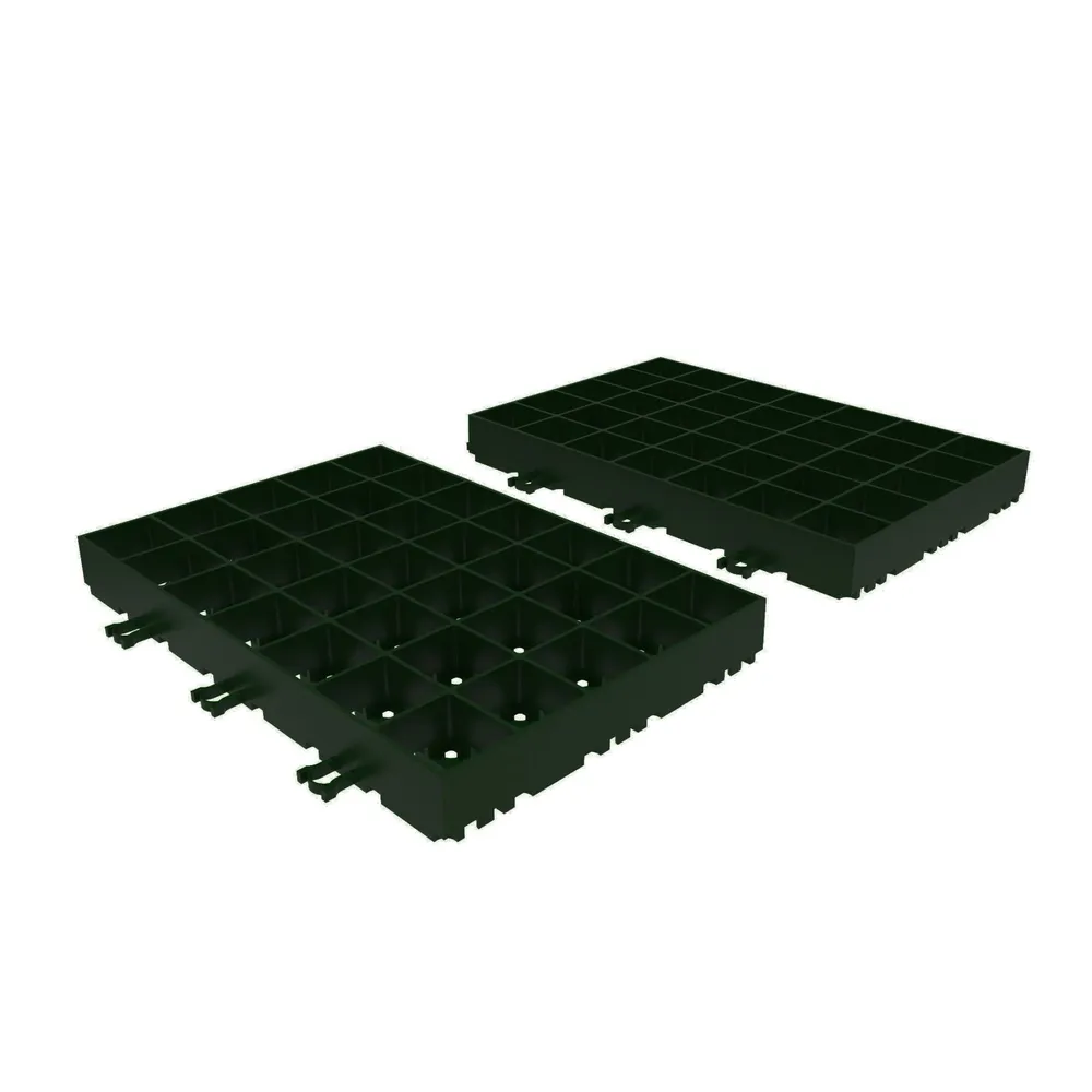 Решётка газонная 60x40x6.4см чёрная, 60x40x6.4 см, фото 6