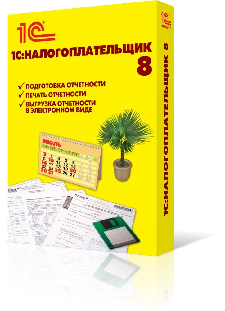 1С:Налогоплательщик 8. Коробочная поставка, вариант, фото 4