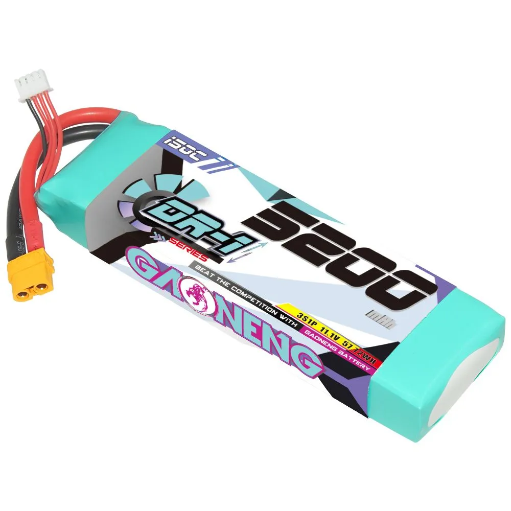 Gaoneng GNB 3S 11.1V 5200mAh 150C XT60 LiPo Battery Gaoneng GNB 3S 11.1V 5200mAh 150C XT60 LiPo Battery