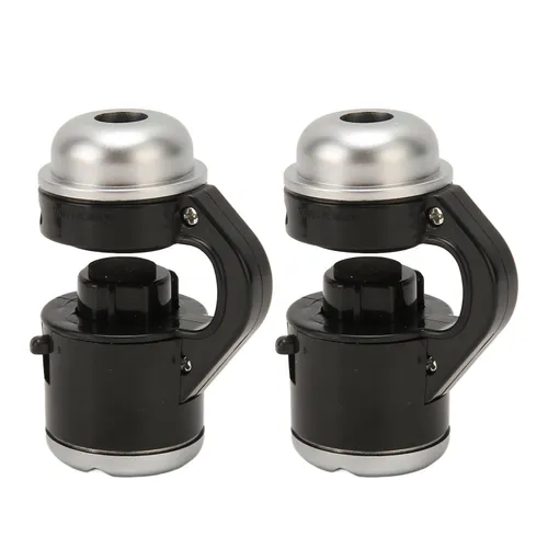 2 шт. микроскоп для телефона, 30-кратное увеличение, LED подсветка, портативный зажимной микроскоп д