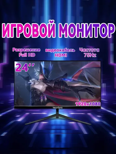 VecorSonic 24" Монитор, черный