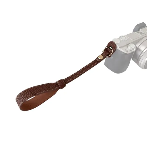 Универсальный ремешок на запястье для камеры, овместимый с Canon и Sony, Серия Лошадь , коричневый