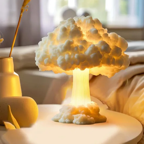 LED ночник Грибное облако антистресс подсветка JC