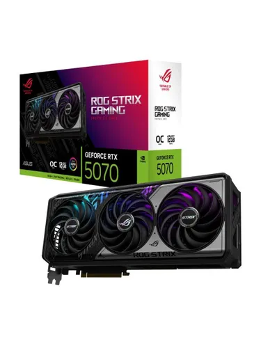 ASUS Видеокарта GeForce RTX 5070 ROG STRIX GAMING OC Edition 12 ГБ (ROG-STRIX-RTX5070-O12G-GAMING)