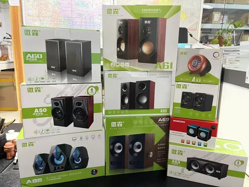 USB-компьютерные колонки, колонки с проводным подключением