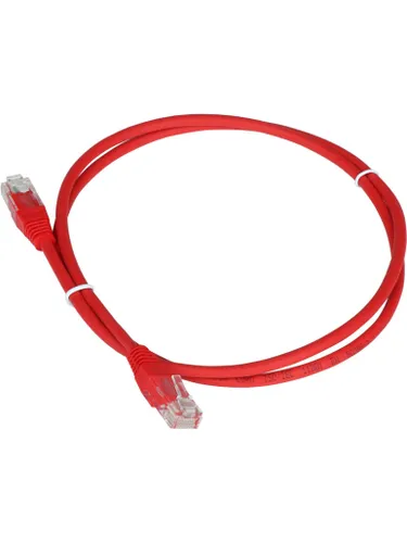 LANMASTER TWT-45-45-1.0-RD Патч-корд TWT UTP кат.5e, с заливными колпачками, 1.0 м, красный