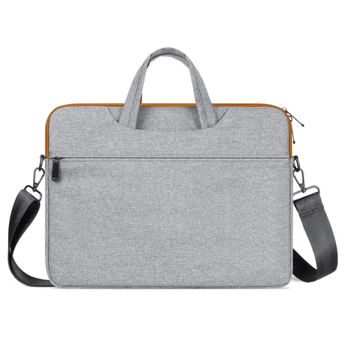 Сумка светло-серого цвета на плечо для ноутбука или планшета размером от 13 до 13.9 дюйма, серия LBJ