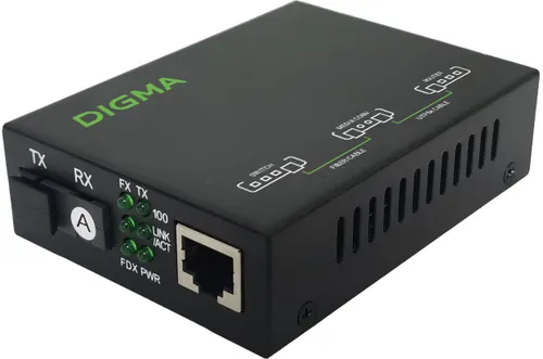Медиаконвертер оптический Digma DMC-1F35-20A