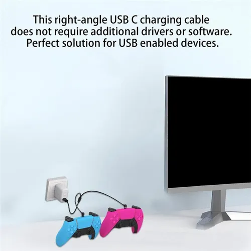 Магнитный зарядный кабель для PS VR2 2 в 1, кабель для зарядки Type-C, кабель для зарядки VR (черный