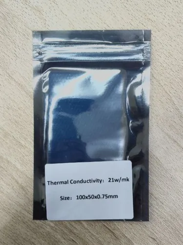 Термопрокладка 21w/mK 100*50*0,75 мм