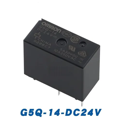 Реле G5Q-14 DC24V 5вывод 10А 1НО/1ЗК
