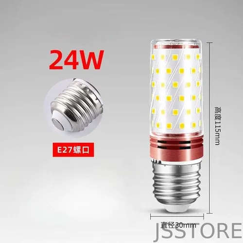 Лампочка, Цоколь:E27, 24 Вт, Светодиодная, 1 шт.