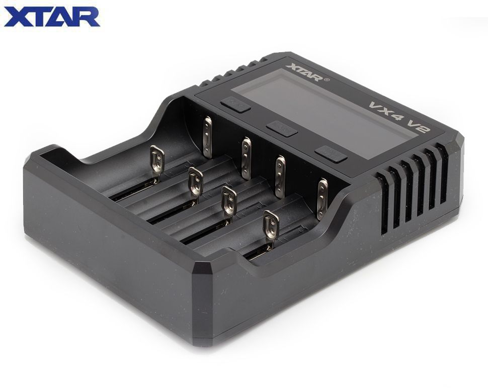 ЗарядноеинтеллектуальноеустройствоXTARVX4V2(дляLi-ion/Ni-MH/LiFePO4аккумуляторов)