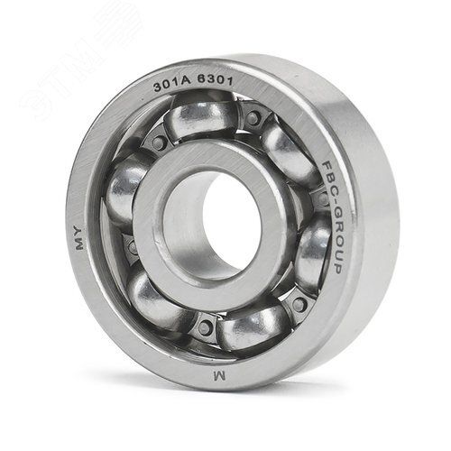 Подшипник шариковый радиальный FBC 6301, 12 37 12 мм
