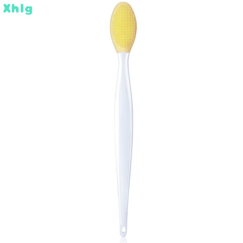 Blue Silicone Nose Cleaning Brush Long Handle Blackhead Remover
