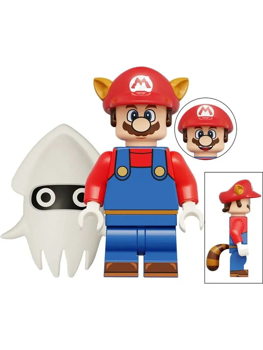 Фигурка Марио в кошачьем костюме / Super Mario Супер Марио / Коллекционная Минифигурка
