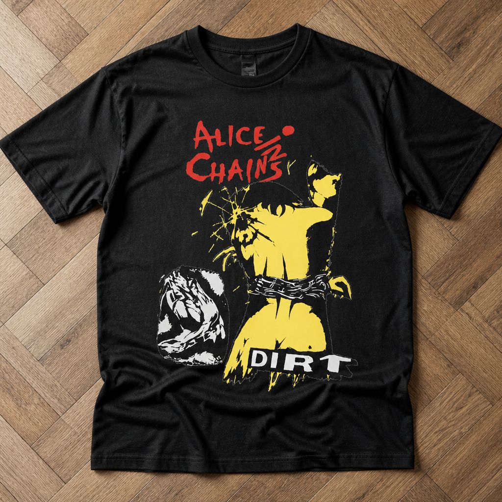 Футболка alice in chains vintage dirt y2k