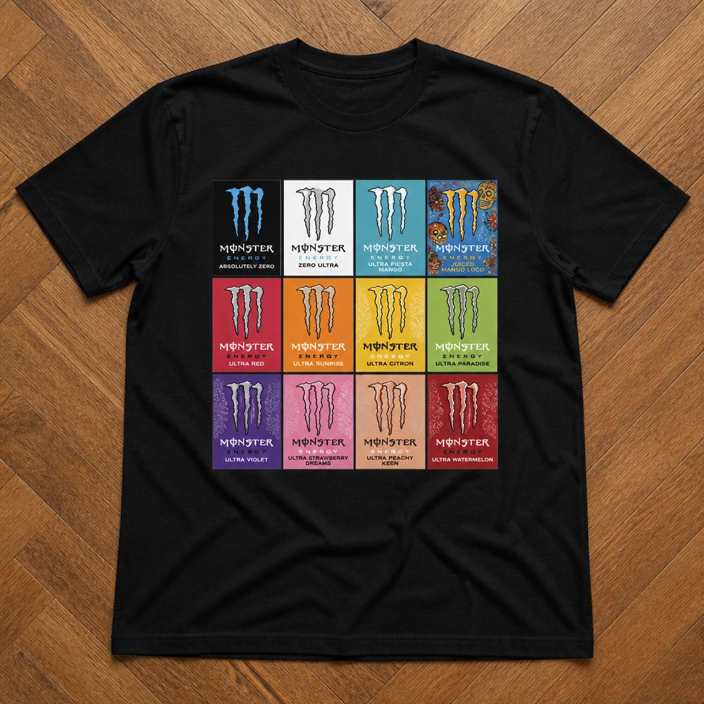 Футболка monster energy y2k type flat_lay