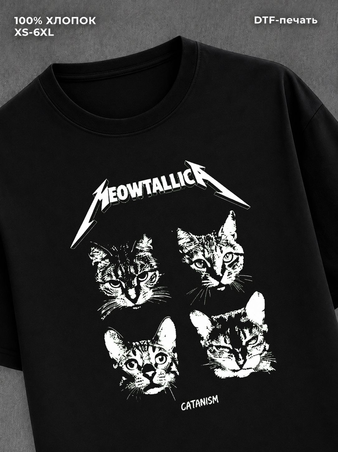 Футболка Meowtallica