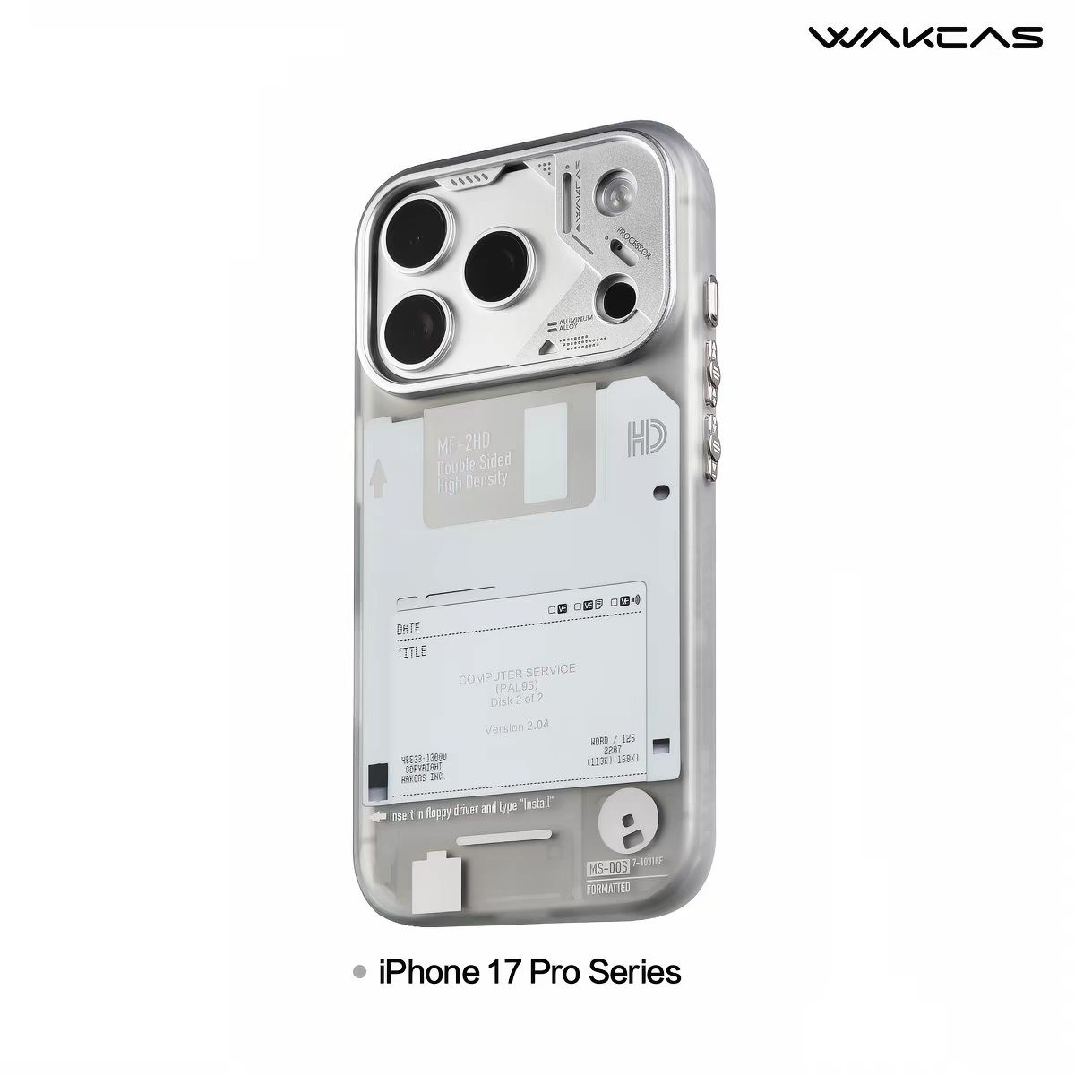 智能手机壳 用于 Apple iPhone 17 Pro, 塑料 , 哑光黑色
