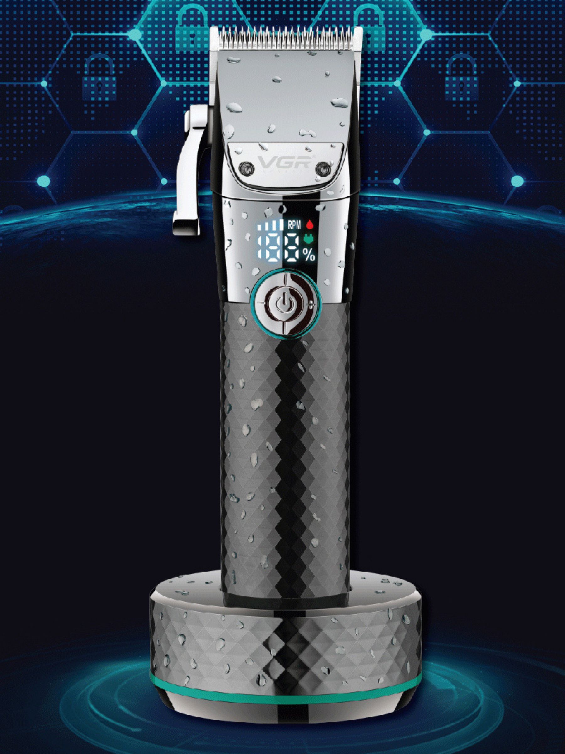 Машинка для стрижки VGR V-6, черный - купить по выгодным ценам в ...