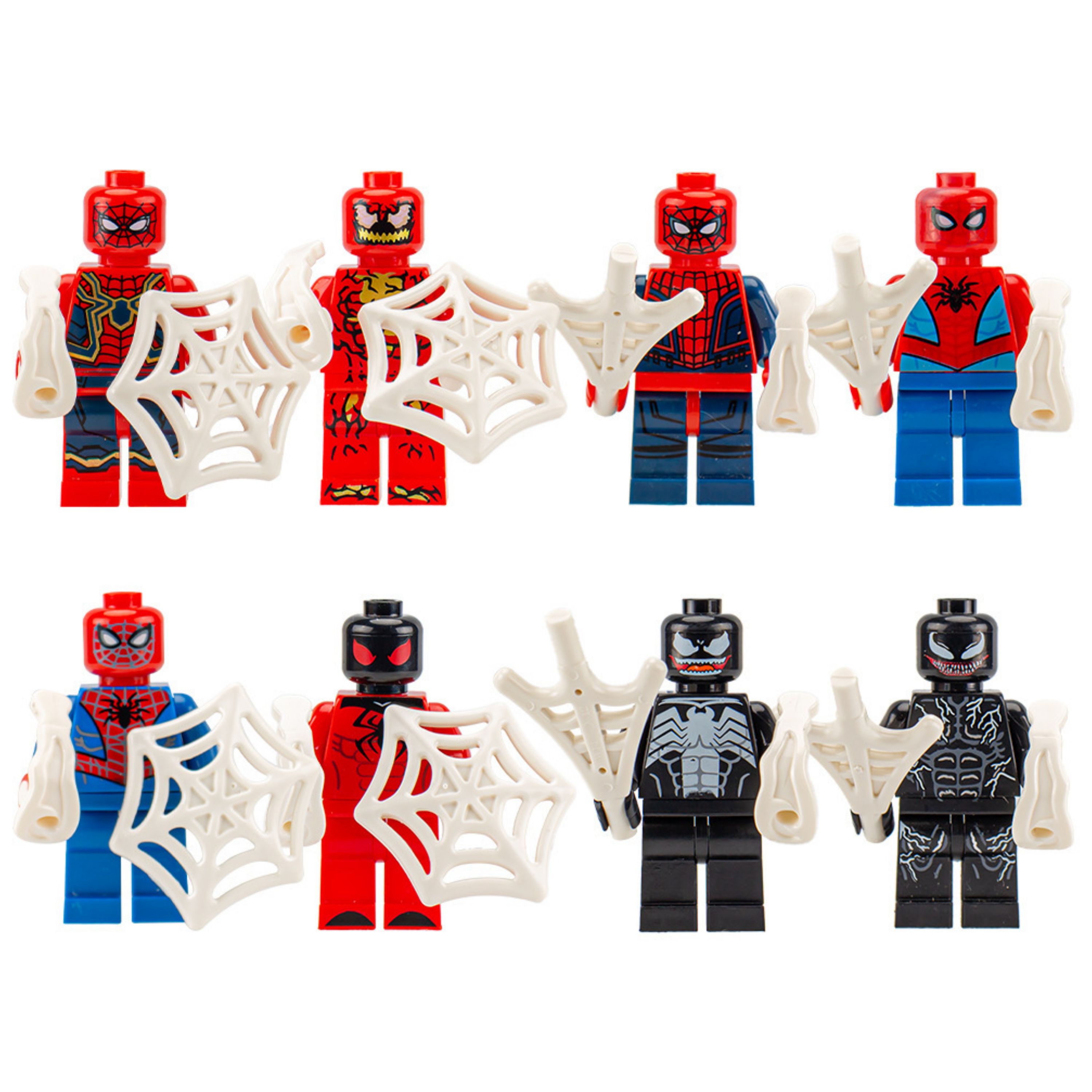 Фигурка Человек Паук набор минифигурок / Супергерои / Marvel