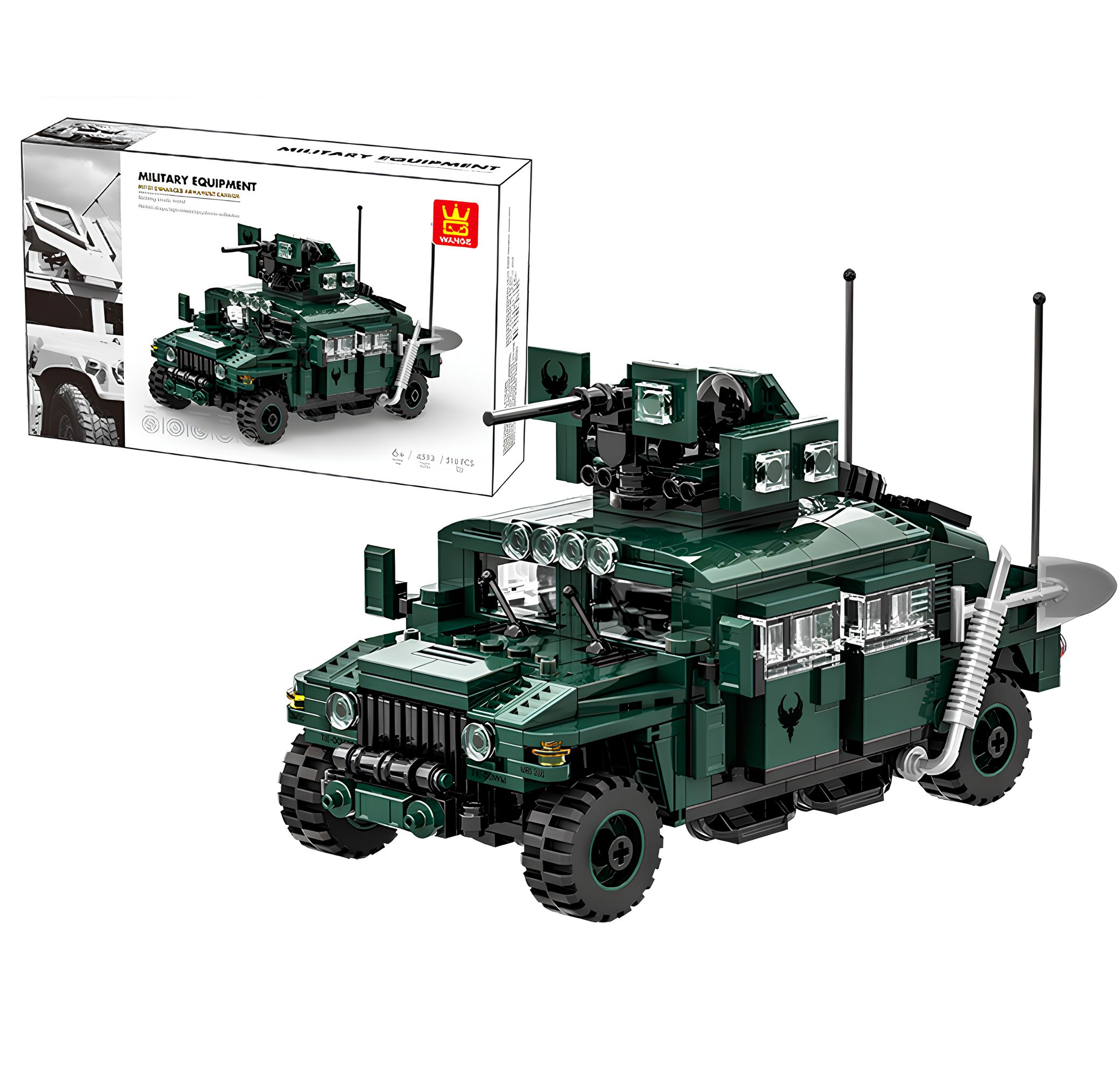 Конструктор Военный автомобиль Хаммер М1151 / Армия / Military