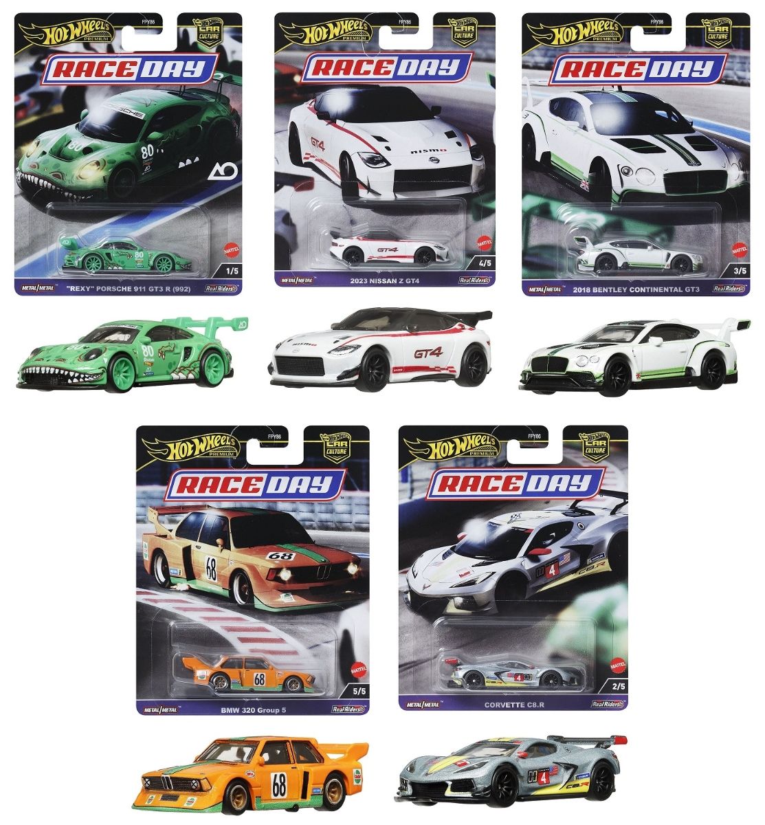 Машинка коллекционная Mattel Hot Wheels Premium Car Culture FPY86
