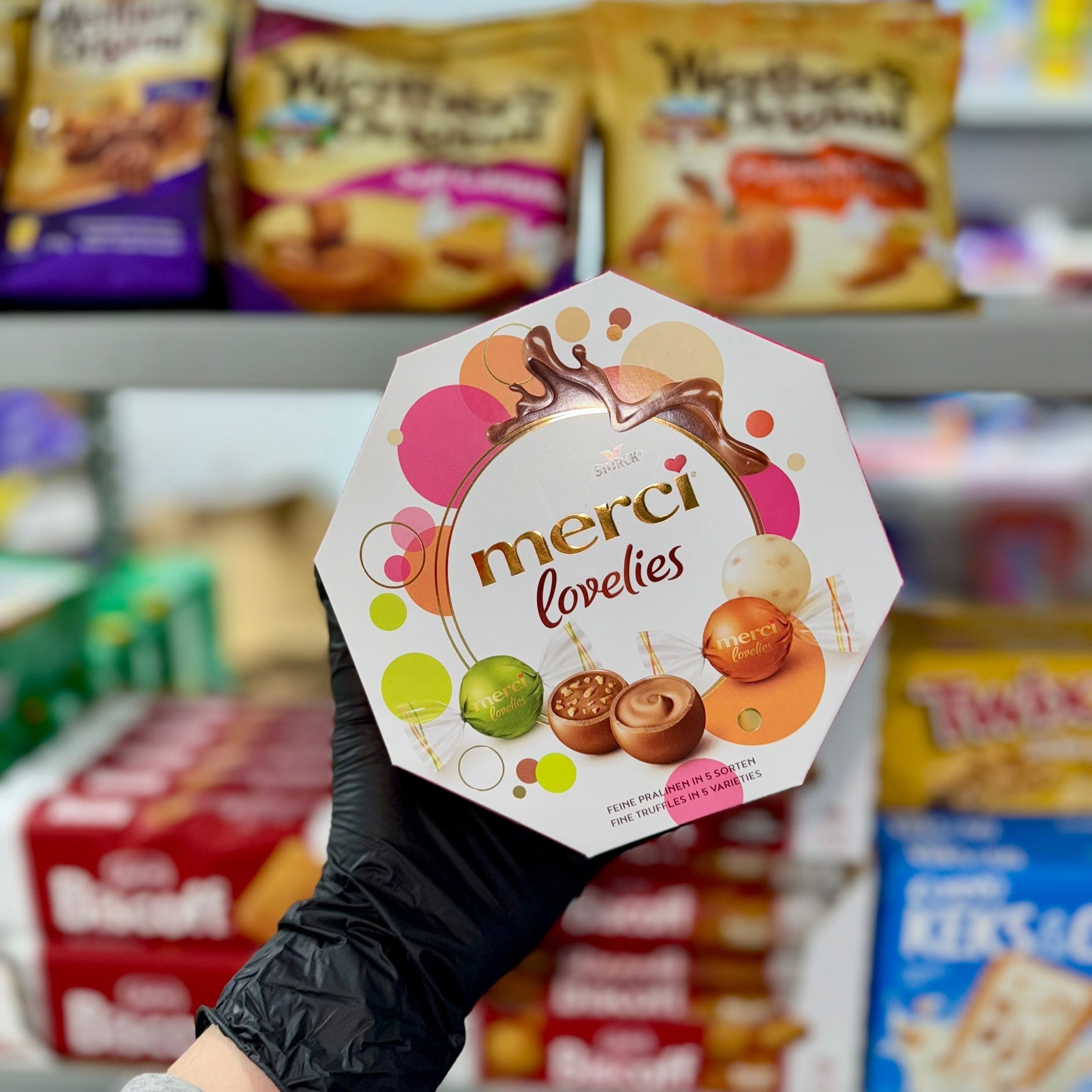 mercityさまおまとめ12点★3300 Шоколадные конфеты Шторк Merci Lovelies Classic Ассорти 185 гр