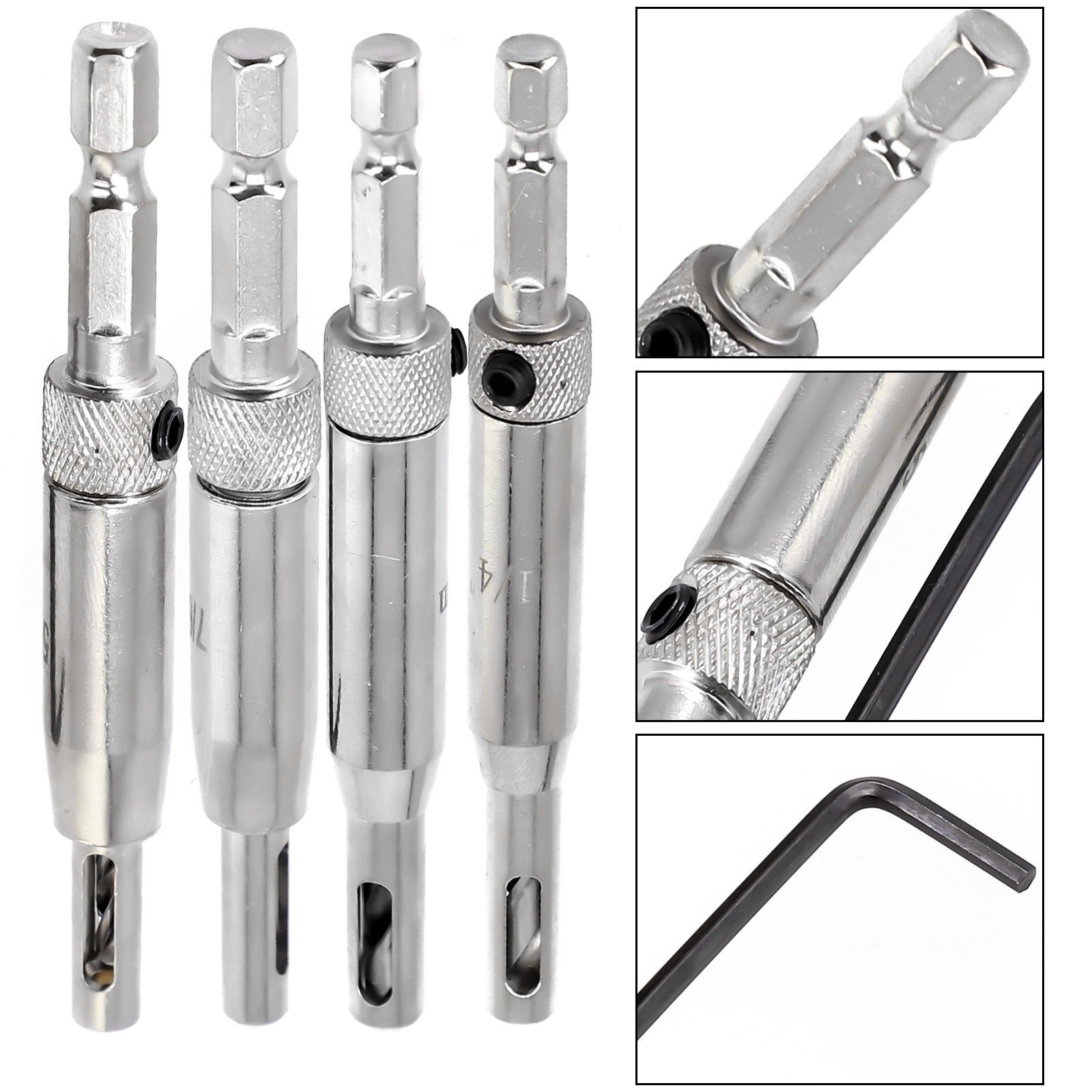 ВтомчислеключL-образноготипаССамоцентрирующимсяШарнирнымНаконечникомДляКорончатогосверлаПодереву