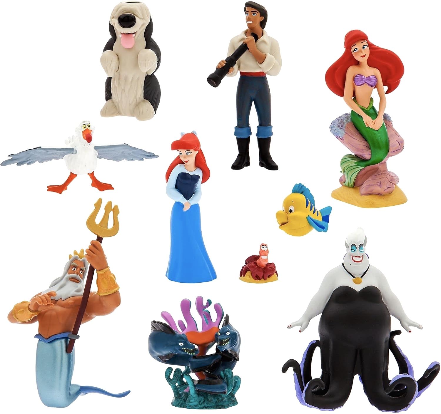 Disney / Дисней Делюкс-набор фигурок Русалочка (9 шт.)