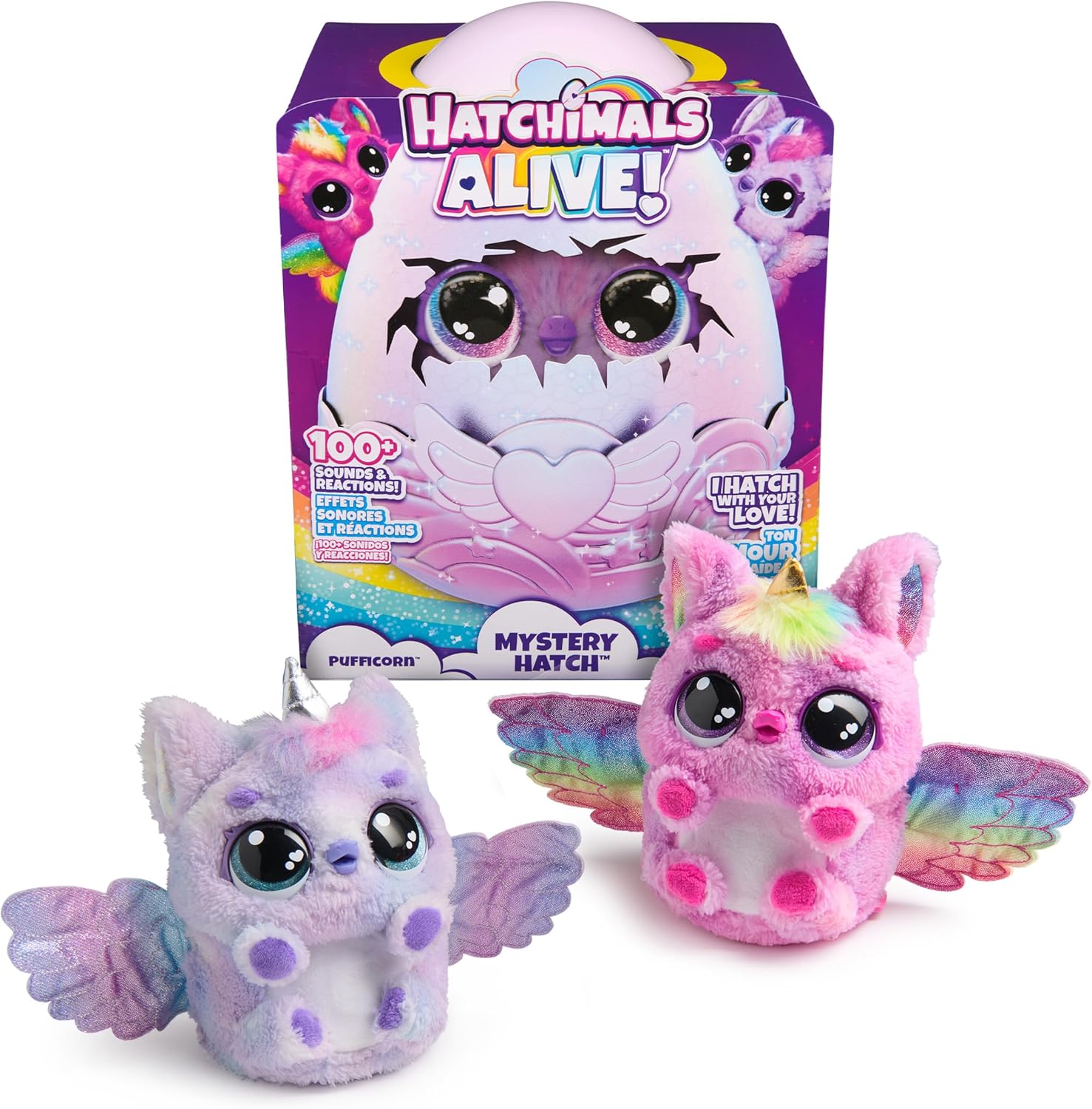 Hatchimals Alive, Mystery Hatch Pufficorn, интерактивная игрушка